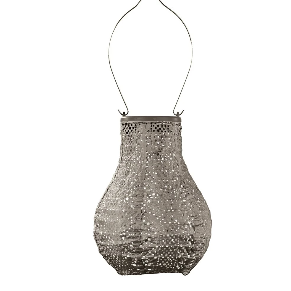 Lumiz solar lampion - taupe set - 3 stuks