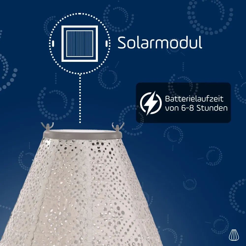 Lumiz solar lampion - tulip set - 3 stuks