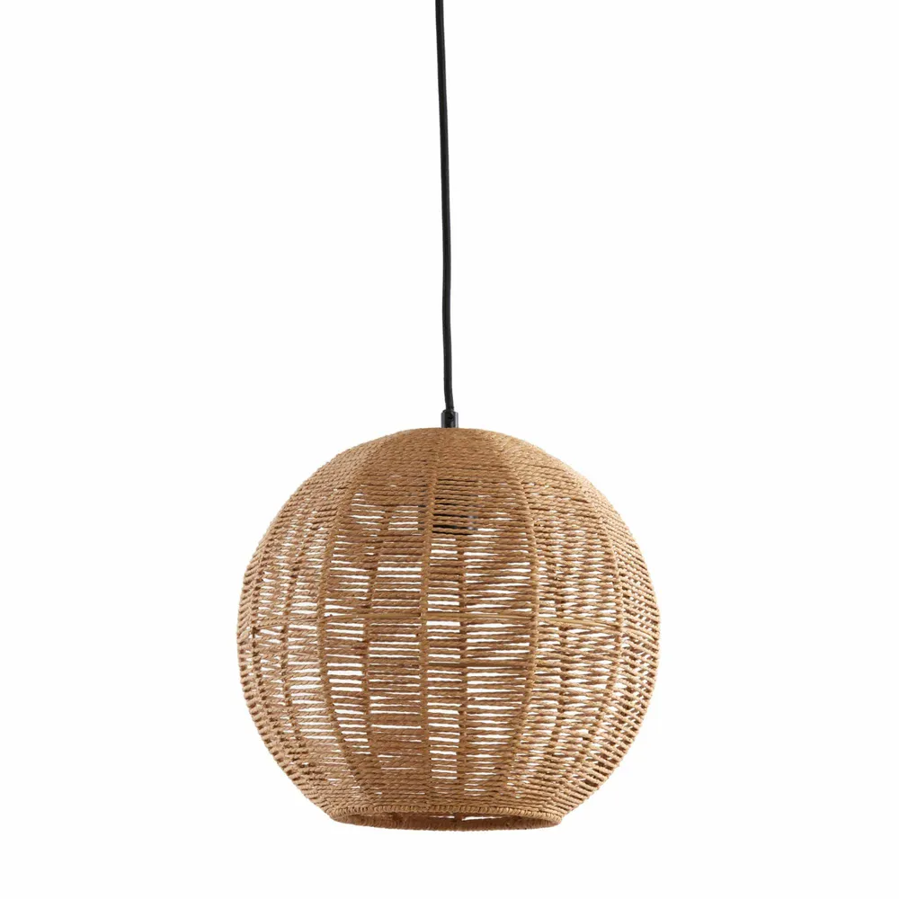 Luqaza hanglamp Roope - naturel - Ø30cm