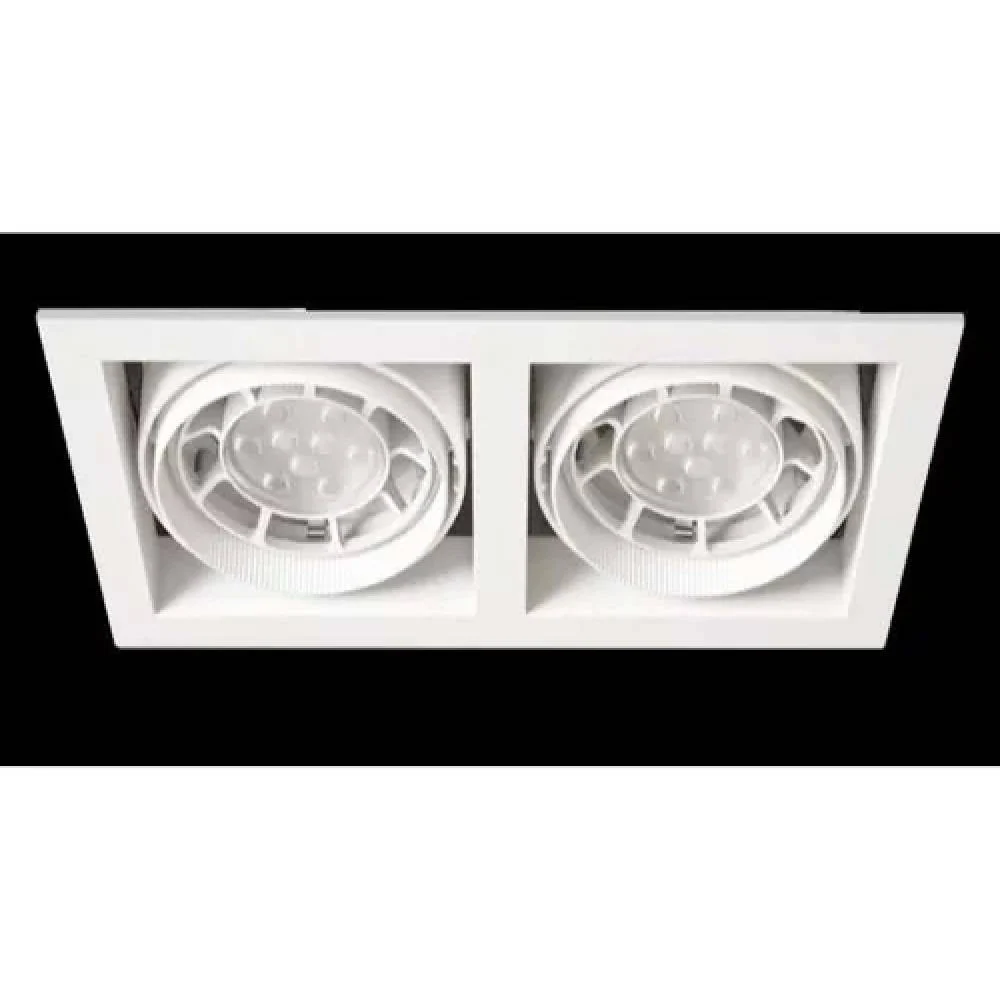 ALPHA II LED LUMINARIA DIRIGIBLE DE FALSO PLAFON 10-30W 127V BCO MAGG