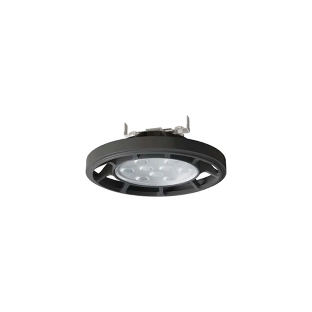 LAMPARA AR111 LED ATENUABLE 10W/12V. 45 LUZ FRIA 4000K NEGRO ELECTROMAG MAGG