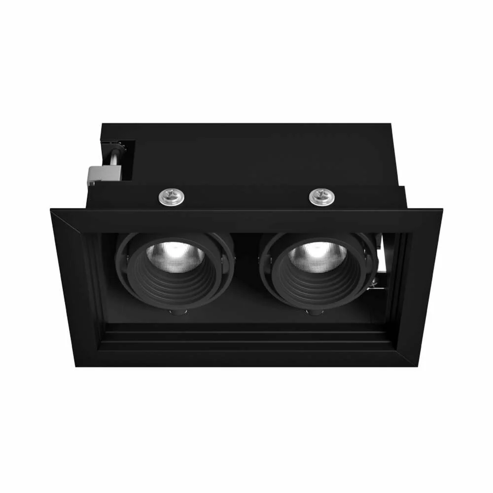 LUMINARIO LED DOWNLIGHT POINTS MICRO II 9W/100-140V. NEGRO 3000K LUZ CALIDA ELECTROMAG MAGG