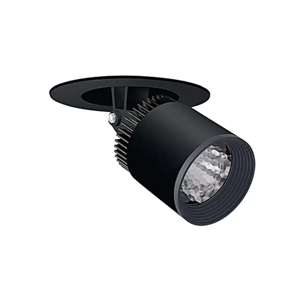 LUMINARIO LED EMPOTRAR 12W/100-305V. 24 C12-E NEGRO 4000K LUZ NEUTRA ELECTROMAG MAGG