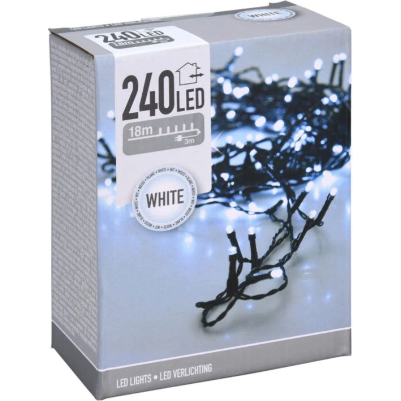 Led Verlichting 240 Led - 18 Meter Wit Marcels Webwinkel
