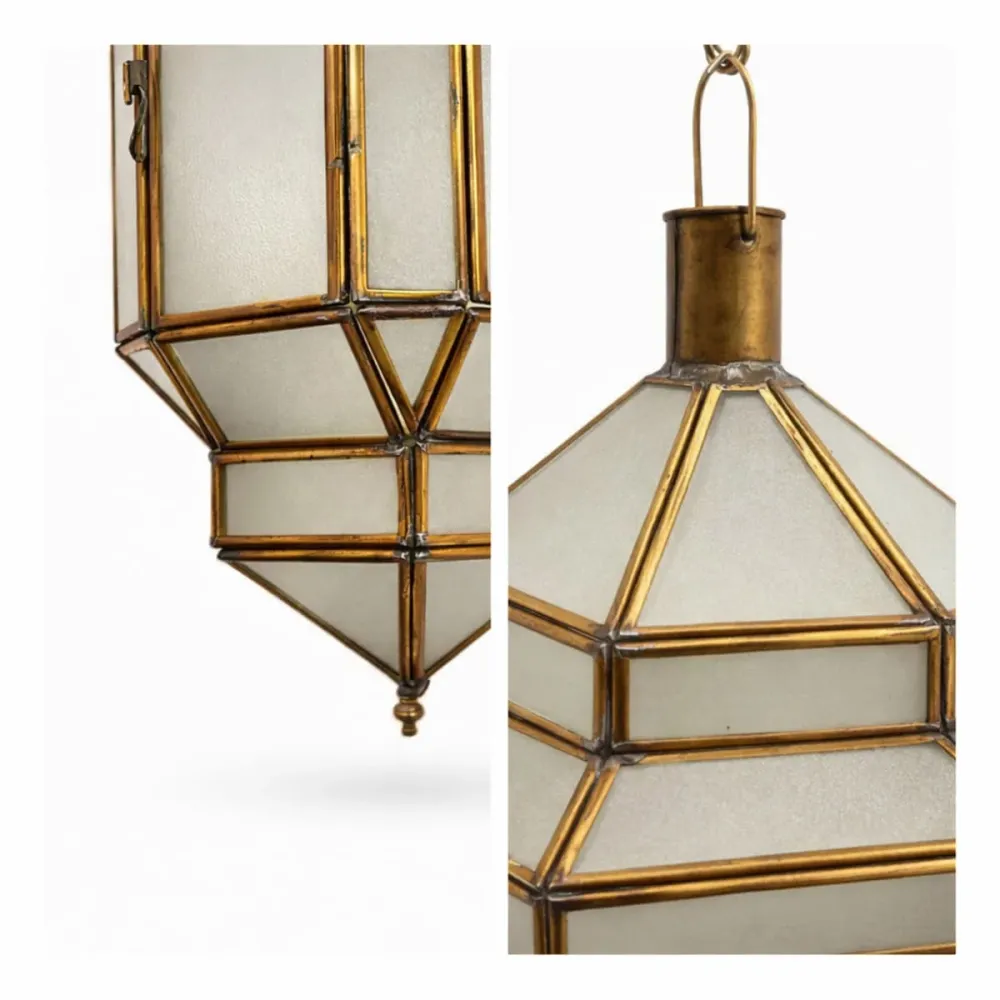 Marokkaanse koperen lamp ARBAHA 48x21cm