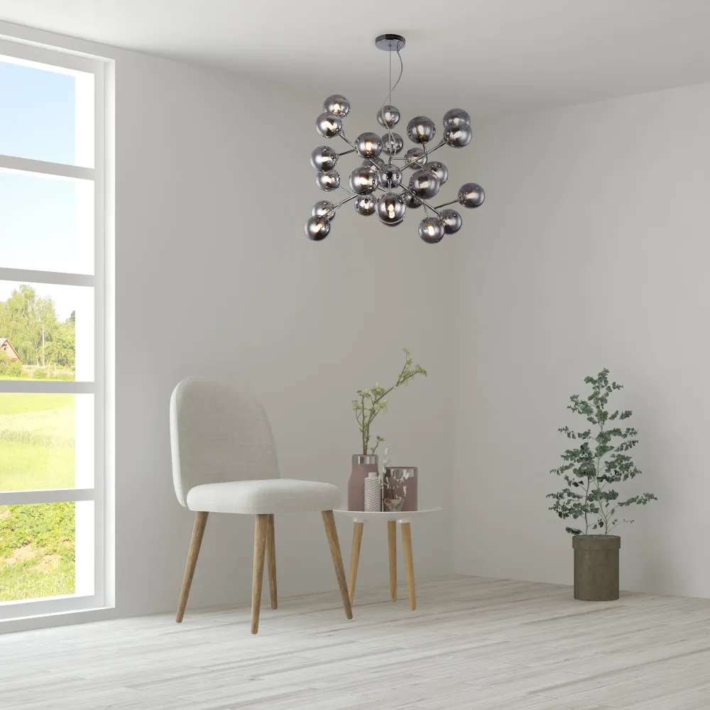 Maytoni - Hanglamp Dallas - Chroom - Ø65