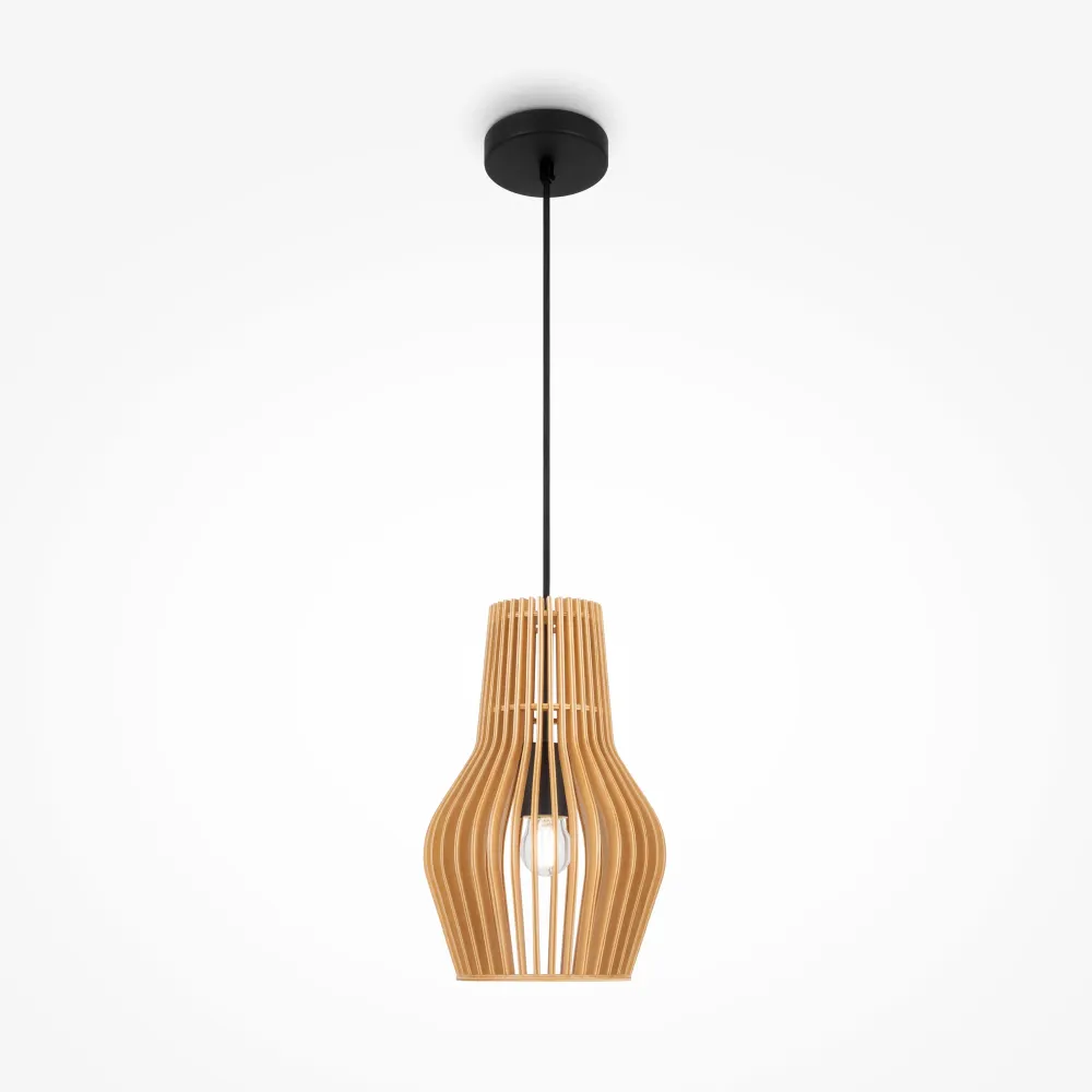 Maytoni - Hanglamp Roots - Zwart - Ø20