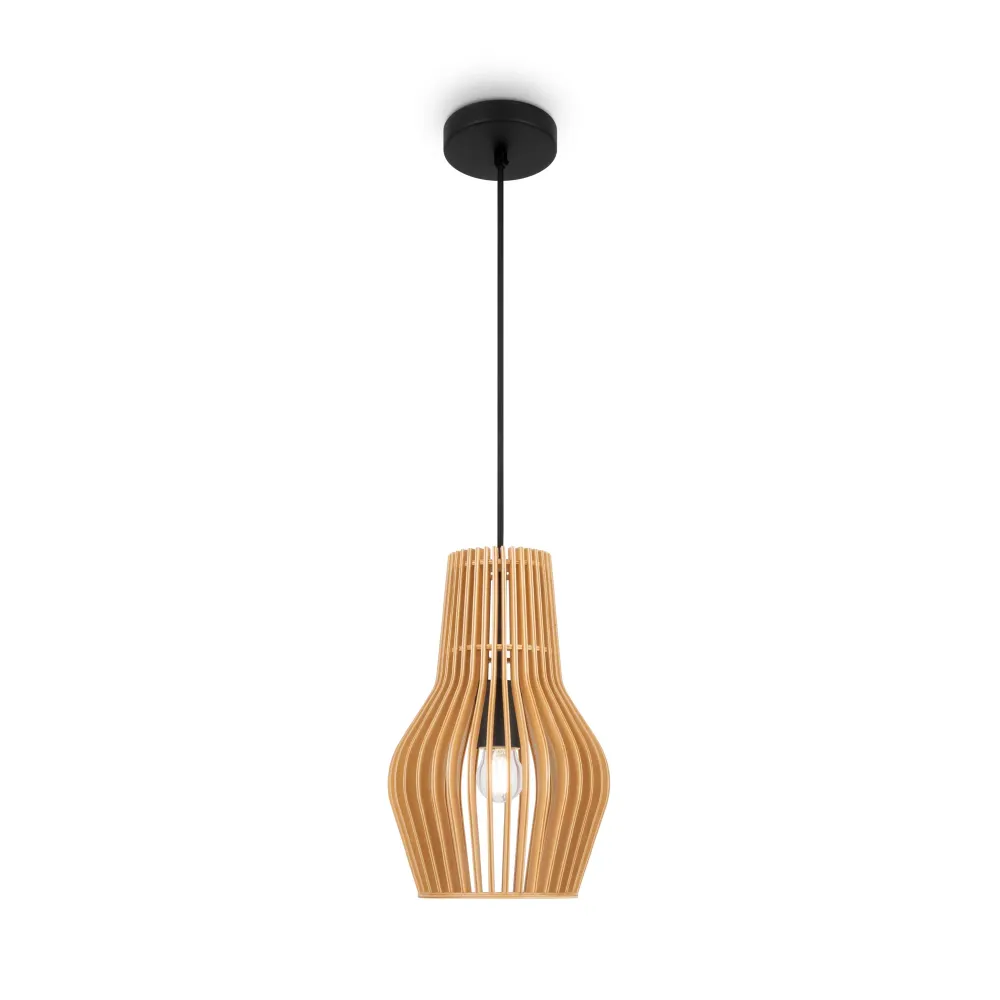 Maytoni - Hanglamp Roots - Zwart - Ø30