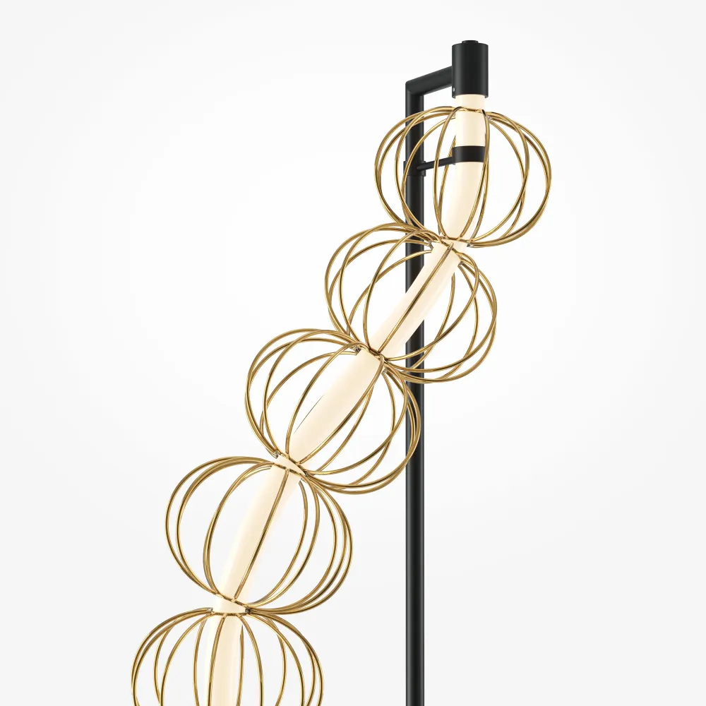 Maytoni - Vloerlamp Golden Cage - Goud