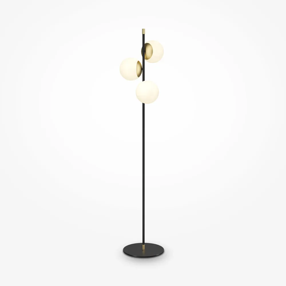 Maytoni - Vloerlamp Nostalgia - Goud - Ø37,7