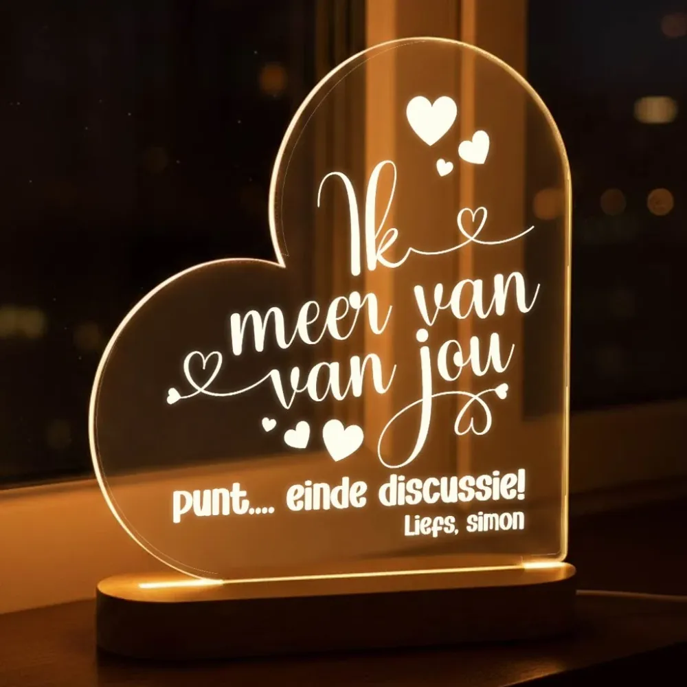 Ik meer van jou - Ledlamp