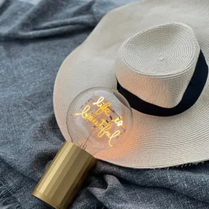 MITB Bulb Life is Beautiful LED lamp draadloos Message in the Bulb