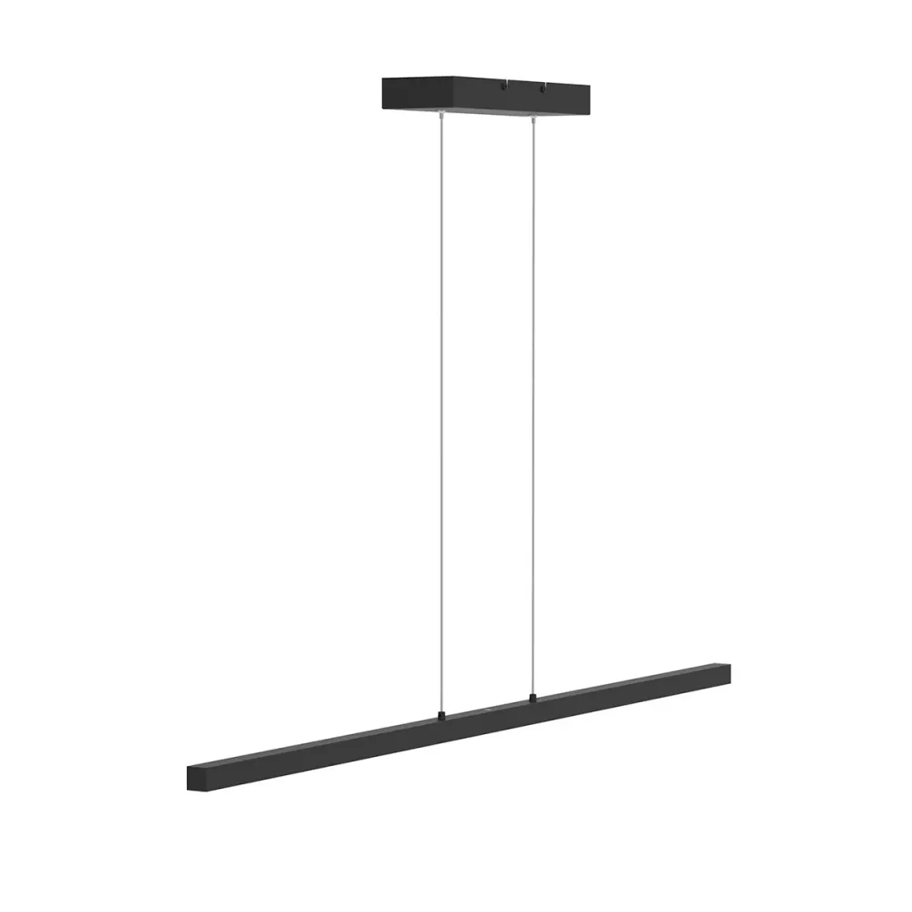 Mexlite hanglamp Danske - 1 lichts - 140x 125 cm - zwart
