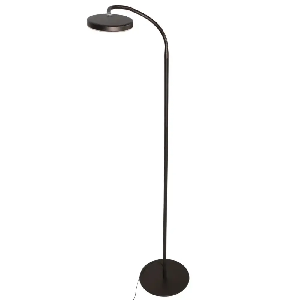 Mexlite vloerlamp Platu - 1 lichts - 64x 132 cm - bruin