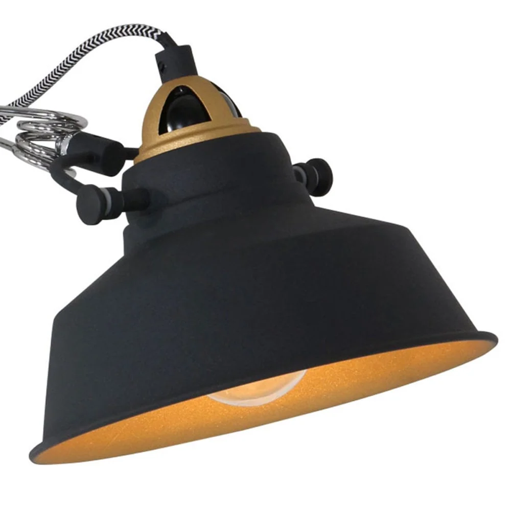 Mexlite wandlamp nove - 1 lichts - 36x 14 cm - zwart