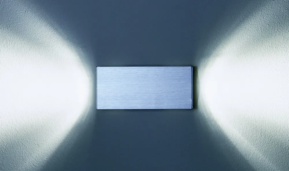 Milan - Dau 80 Wall lamp 2 x GU10 Brushed aluminum