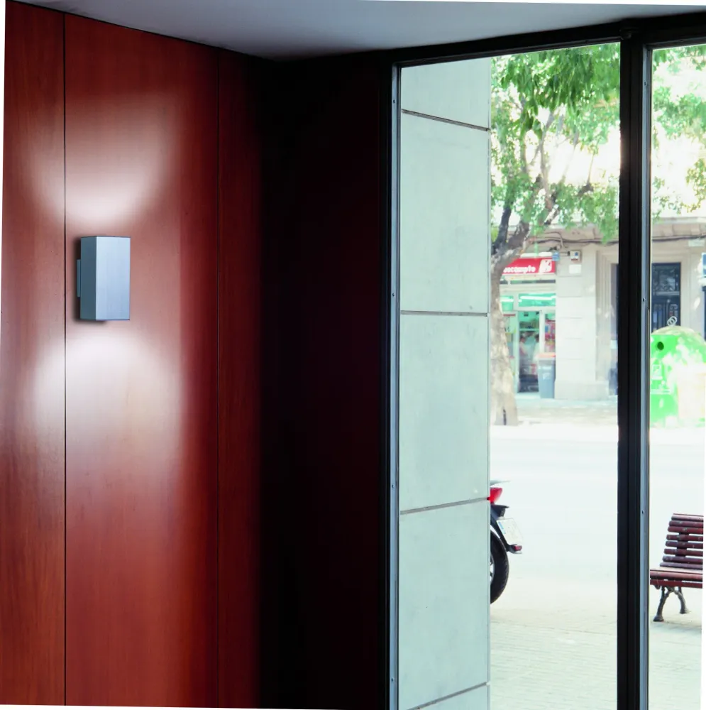 Milan - Dau 80 Wall lamp 2 x GU10 Brushed aluminum