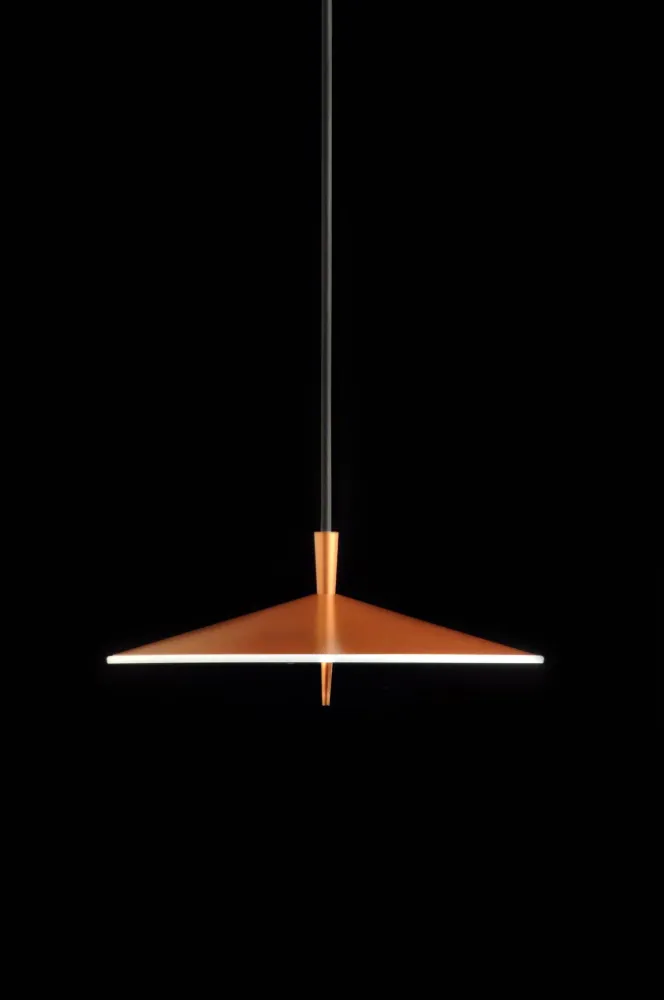 Milan - Pla Pendant 20 Led metallic copper