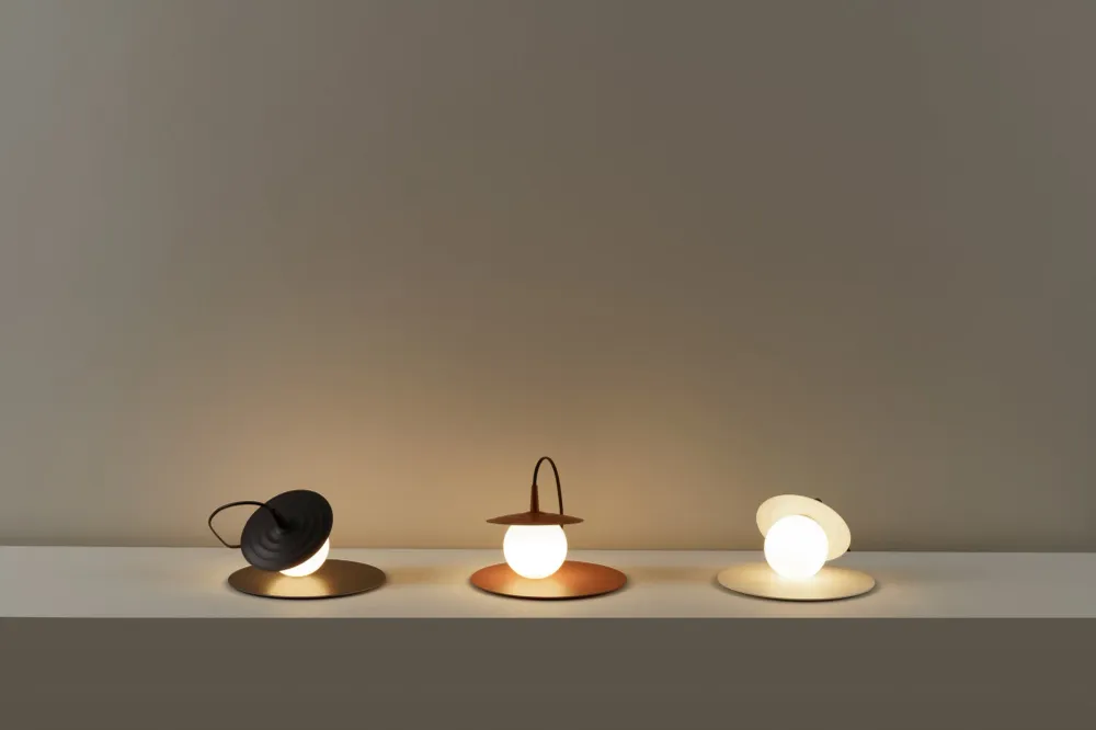 Milan - Symphony Table lamp G9textured anthracite grey
