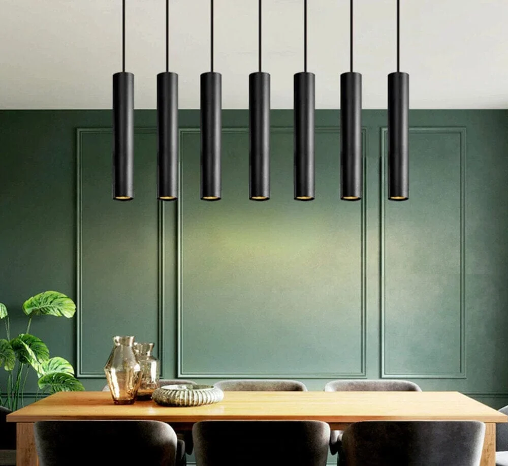 Moderne Hanglamp met Koker Ontwerp
