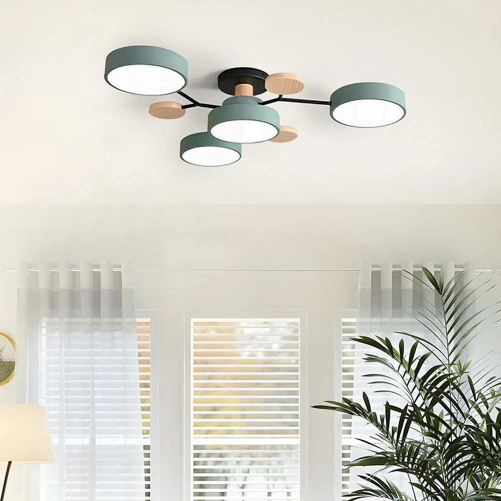 Moderne LED Ronde Plafondlamp Meervoudig