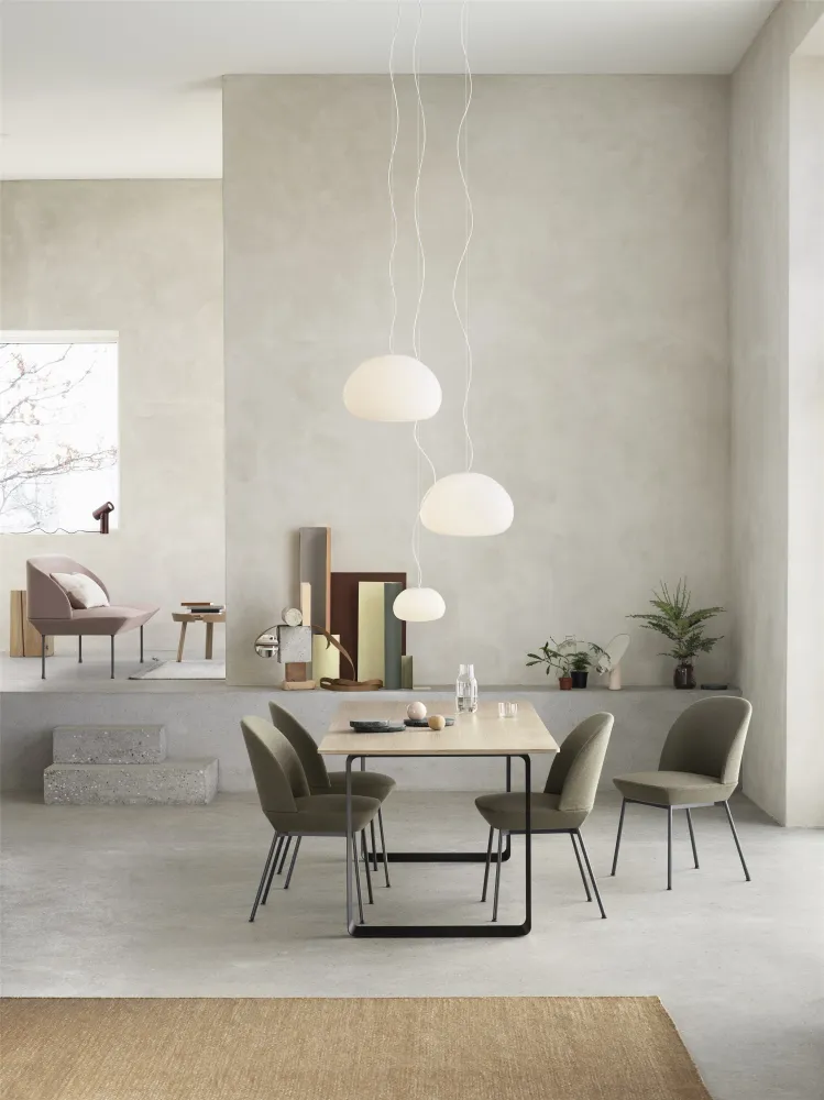 Muuto Fluid hanglamp Ø42 cm Opal White