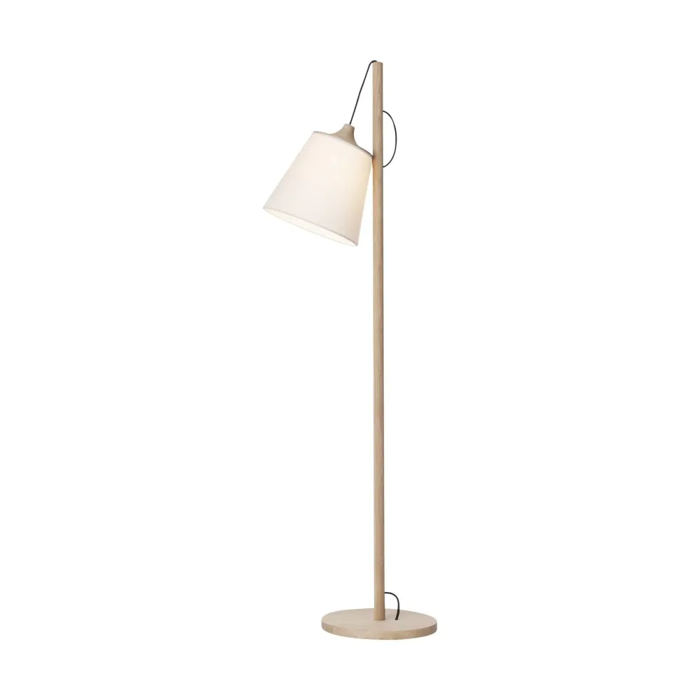 Muuto Pull vloerlamp Oak/White