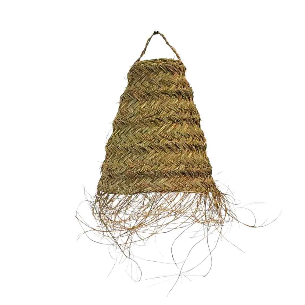 NOA MAY Hanglamp Nomad - bruin - zeegras - Ø 30 cm / H 50 cm - boho look