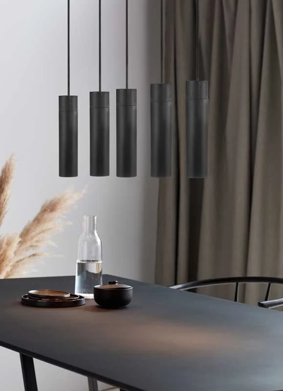 Nordlux Tilo Hanglamp - 5-lichts GU10 - Zwart