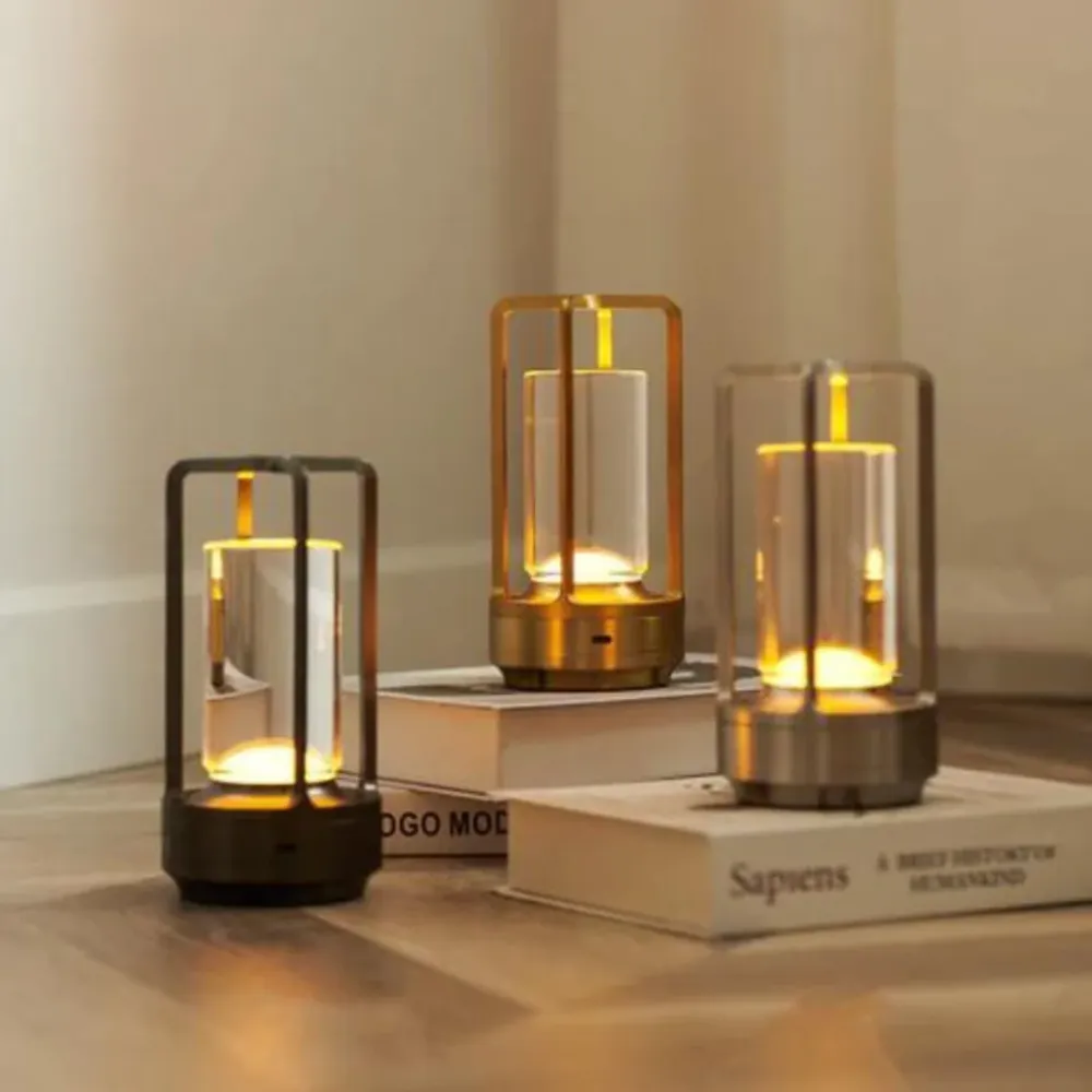 Oplaadbare Draadloze Tafellamp met USB