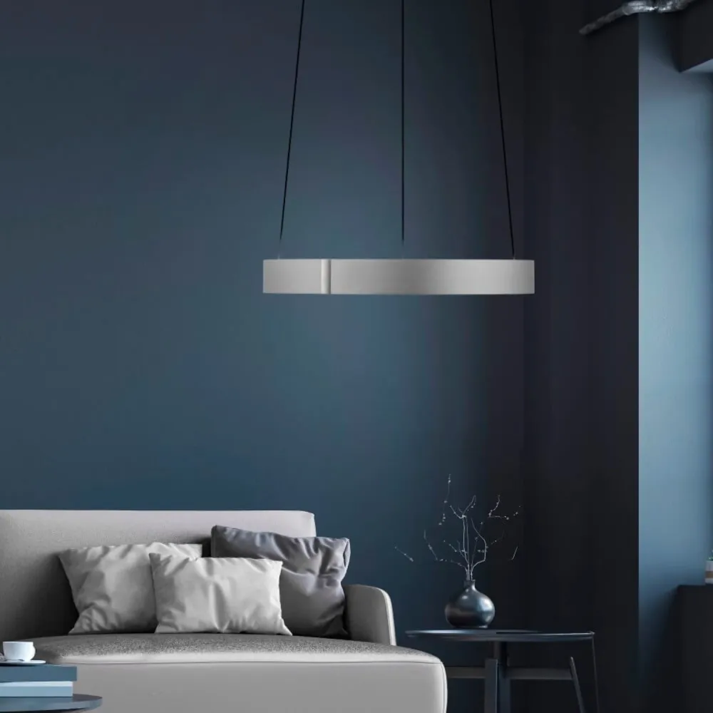 Neuhaus PURE hanglamp E-Clipse - 2 lichts - 50 x 350 cm - mat chroom Paul Neuhaus