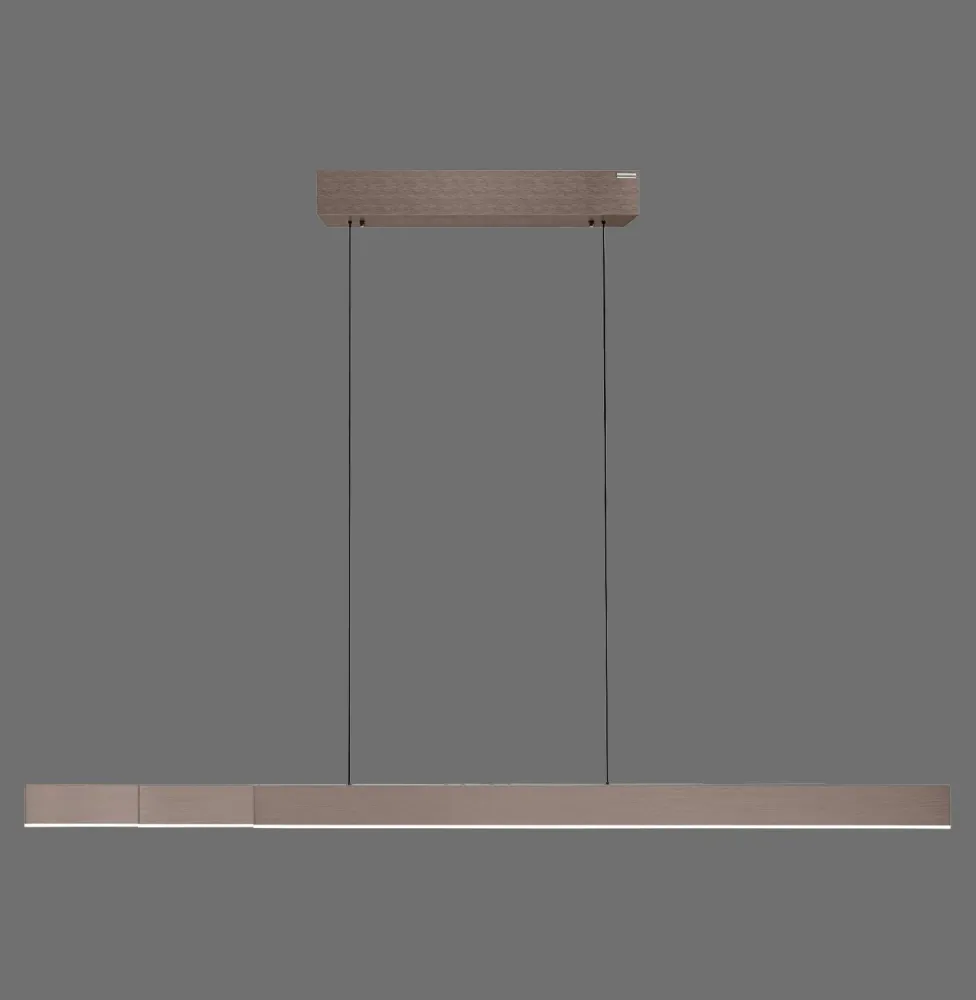 Neuhaus PURE hanglamp e-Lift - 3 lichts - 200 x 240 cm - bruin Paul Neuhaus