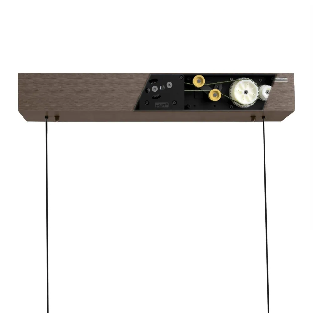 Neuhaus PURE hanglamp e-Lift - 3 lichts - 200 x 240 cm - bruin Paul Neuhaus