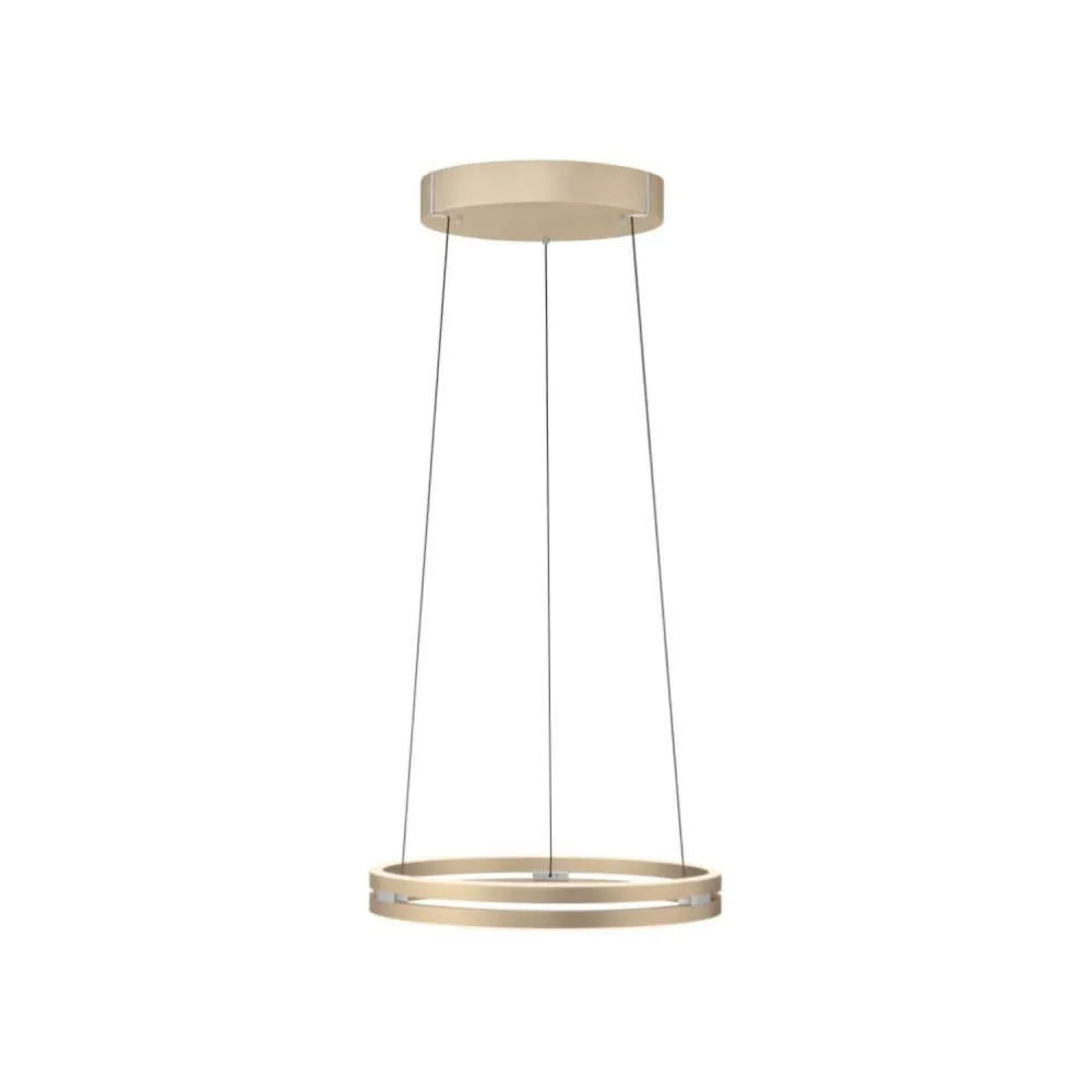 Neuhaus PURE hanglamp E-Loop - 2 lichts - 50 x 350 cm - mat goud Paul Neuhaus