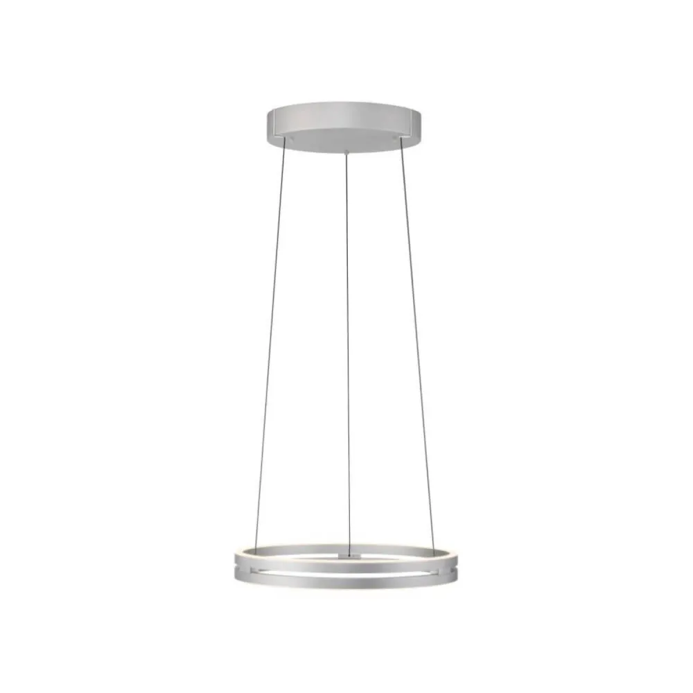 Neuhaus PURE hanglamp E-Loop - 2 lichts - 50 x 350 cm - mat chroom Paul Neuhaus