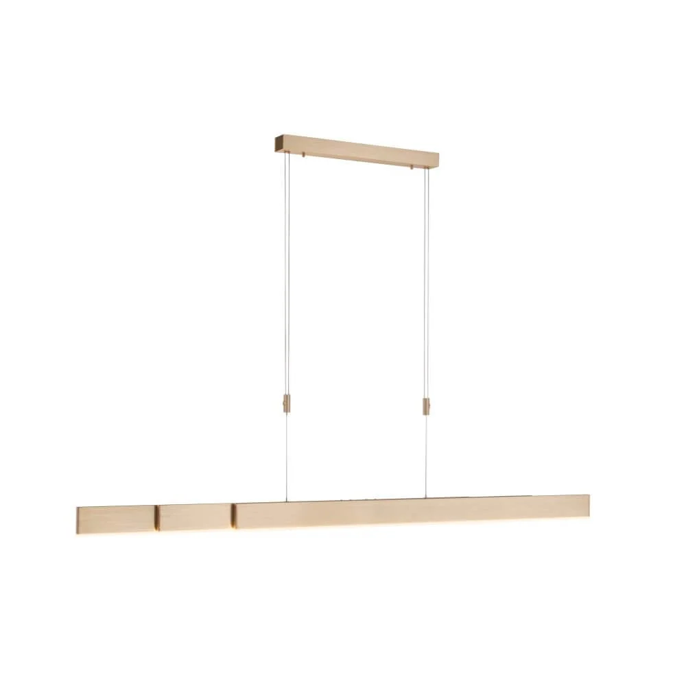 Neuhaus PURE hanglamp e-Slide - 3 lichts - 200 x 200 cm - messing Paul Neuhaus
