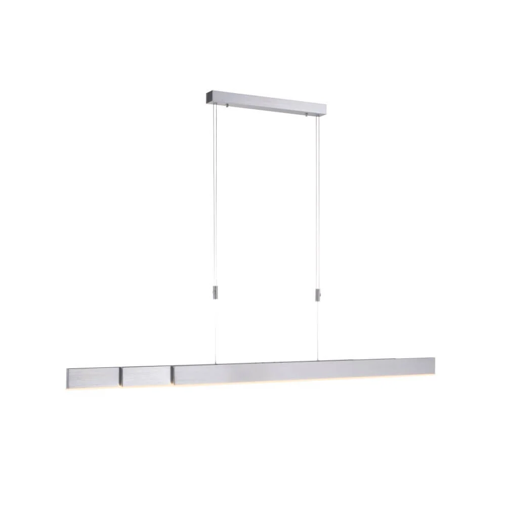 Neuhaus PURE hanglamp e-Slide - 3 lichts - 200 x 200 cm - mat chroom Paul Neuhaus