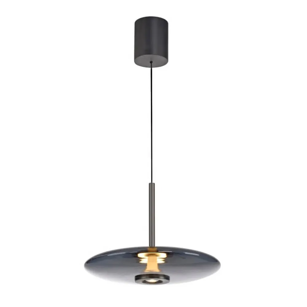 Neuhaus PURE hanglamp E-Vitrum - 1 lichts - 45 x 240 cm - antraciet Paul Neuhaus