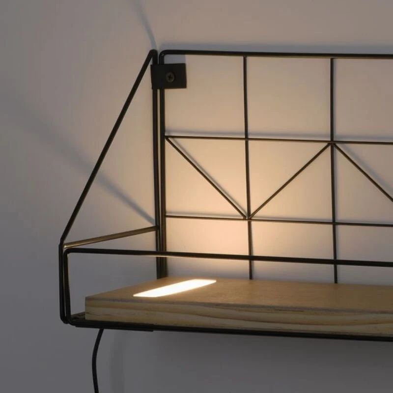 Paul Neuhaus wandlamp LED - 2 lichts - 15 x 20 cm - bruin