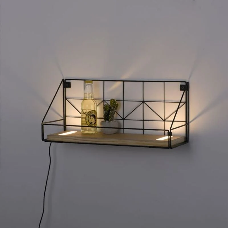 Paul Neuhaus wandlamp LED - 2 lichts - 15 x 20 cm - bruin