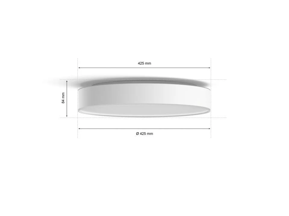 Philips Hue Devere plafondlamp L
