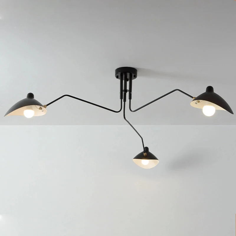 Plafondlamp met 3 Verstelbare Armen en Modern Ontwerp voor Binnenruimtes