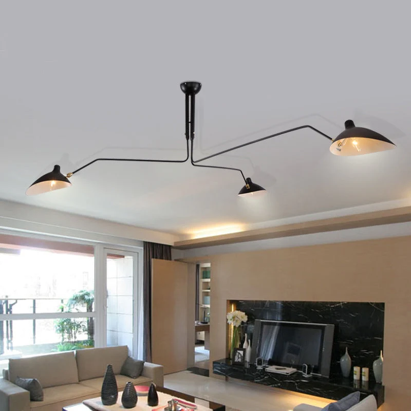 Plafondlamp met 3 Verstelbare Armen en Modern Ontwerp voor Binnenruimtes