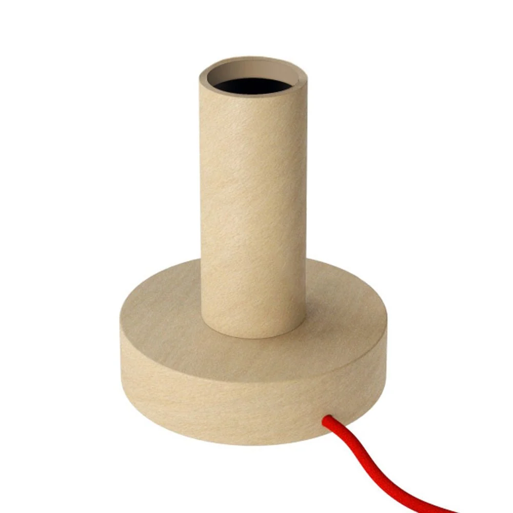 Posaluce - Tafellamp groot hout - Neutraal