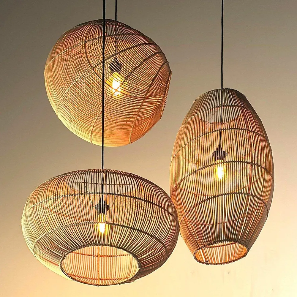 Rotan hanglamp Luna Sphere 62 cm Raw Materials