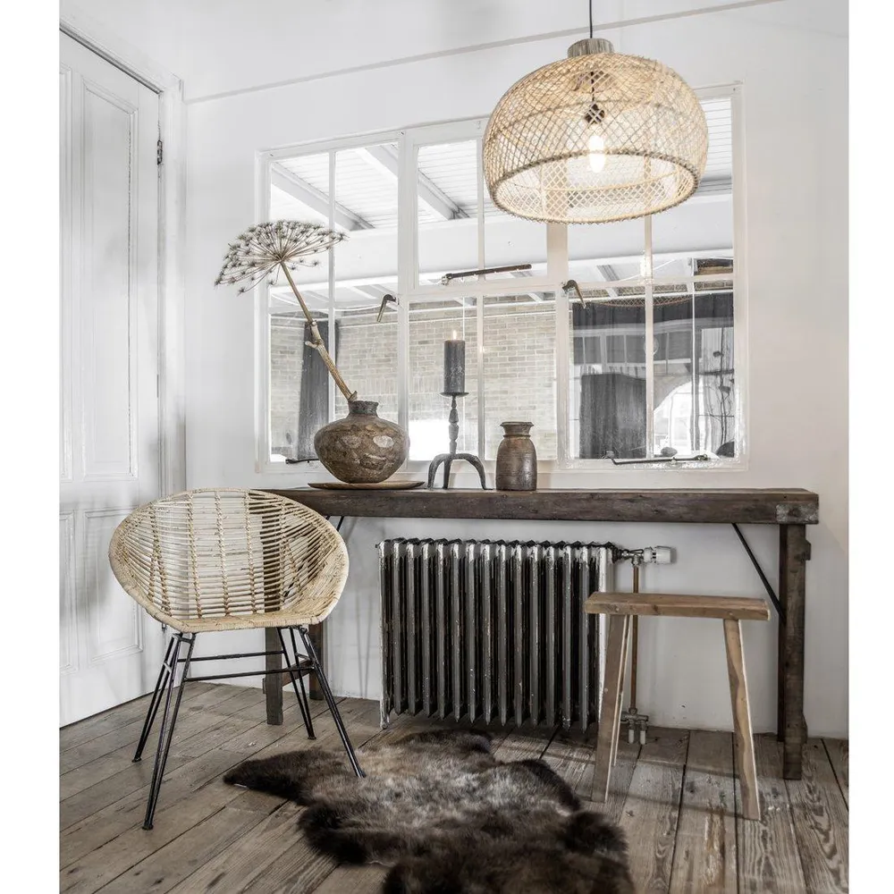 Rotan hanglamp Maze 42 cm Raw Materials