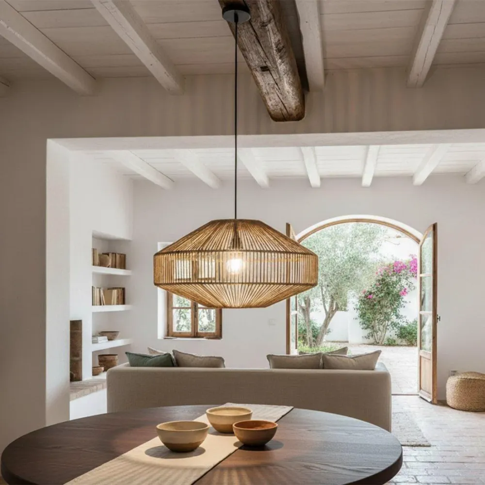 Touw hanglamp Linea Gem Natural 60 cm Raw Materials