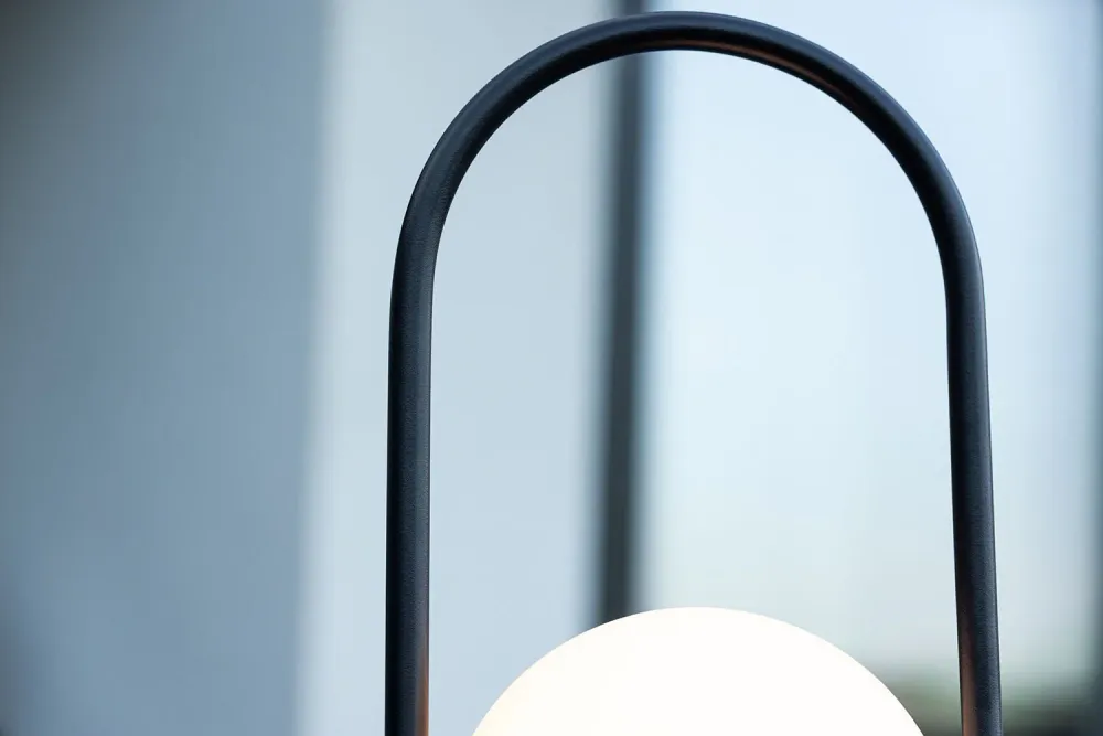 Rebellenclub Buitenlamp Folia - zwart - Ø 19 cm