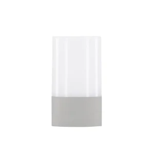 Rebellenclub Buitenlamp Tican - grijs - Ø 10 cm