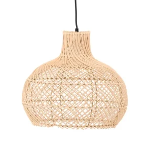 Rebellenclub Hanglamp Glen Naturel - rattan - Ø 35 cm